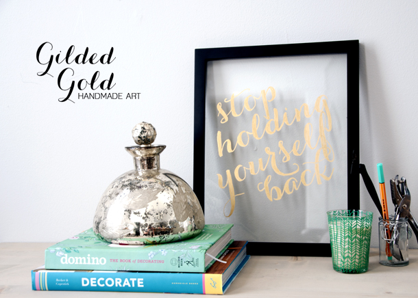 Gold Gilded Handmade Art - House of Earnest