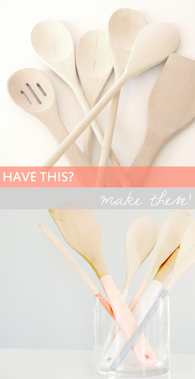 Have, Make - painted spoons